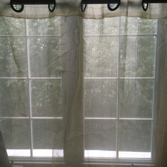 Beautiful Sheer Extra Long Drapes Curtains 4 pcs - Picture 8 of 8